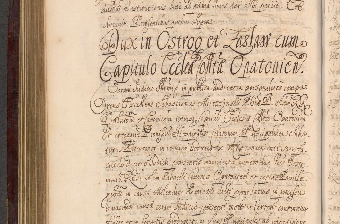 Zdjęcie nr 459 dla obiektu archiwalnego: Acta actorum episcopalium R. D. Andreae Trzebicki ab anno 1670 ad annum 1675 mensem Martinum acticatorum Volumen V