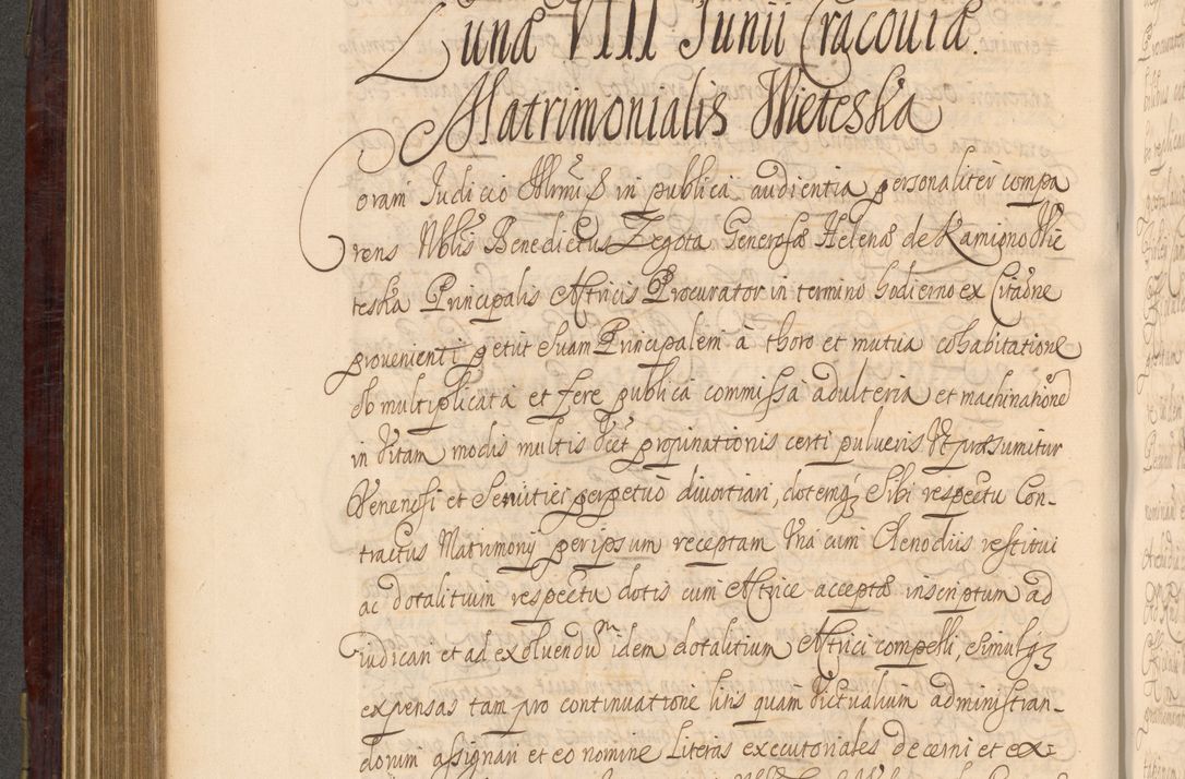 Zdjęcie nr 453 dla obiektu archiwalnego: Acta actorum episcopalium R. D. Andreae Trzebicki ab anno 1670 ad annum 1675 mensem Martinum acticatorum Volumen V