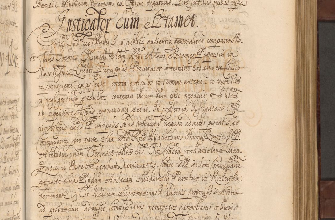 Zdjęcie nr 446 dla obiektu archiwalnego: Acta actorum episcopalium R. D. Andreae Trzebicki ab anno 1670 ad annum 1675 mensem Martinum acticatorum Volumen V