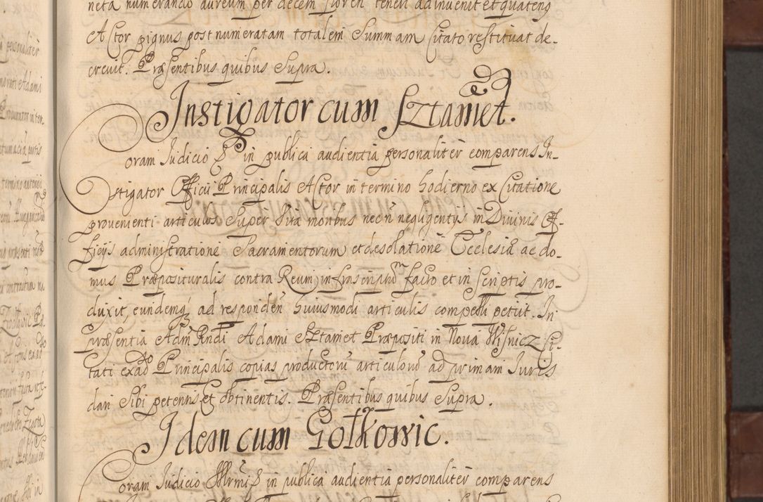 Zdjęcie nr 434 dla obiektu archiwalnego: Acta actorum episcopalium R. D. Andreae Trzebicki ab anno 1670 ad annum 1675 mensem Martinum acticatorum Volumen V