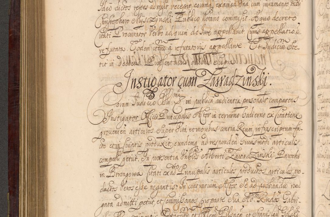 Zdjęcie nr 429 dla obiektu archiwalnego: Acta actorum episcopalium R. D. Andreae Trzebicki ab anno 1670 ad annum 1675 mensem Martinum acticatorum Volumen V