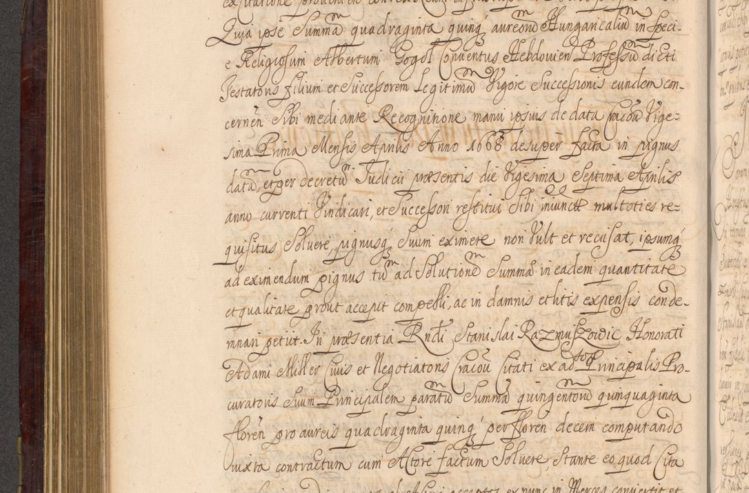 Zdjęcie nr 427 dla obiektu archiwalnego: Acta actorum episcopalium R. D. Andreae Trzebicki ab anno 1670 ad annum 1675 mensem Martinum acticatorum Volumen V