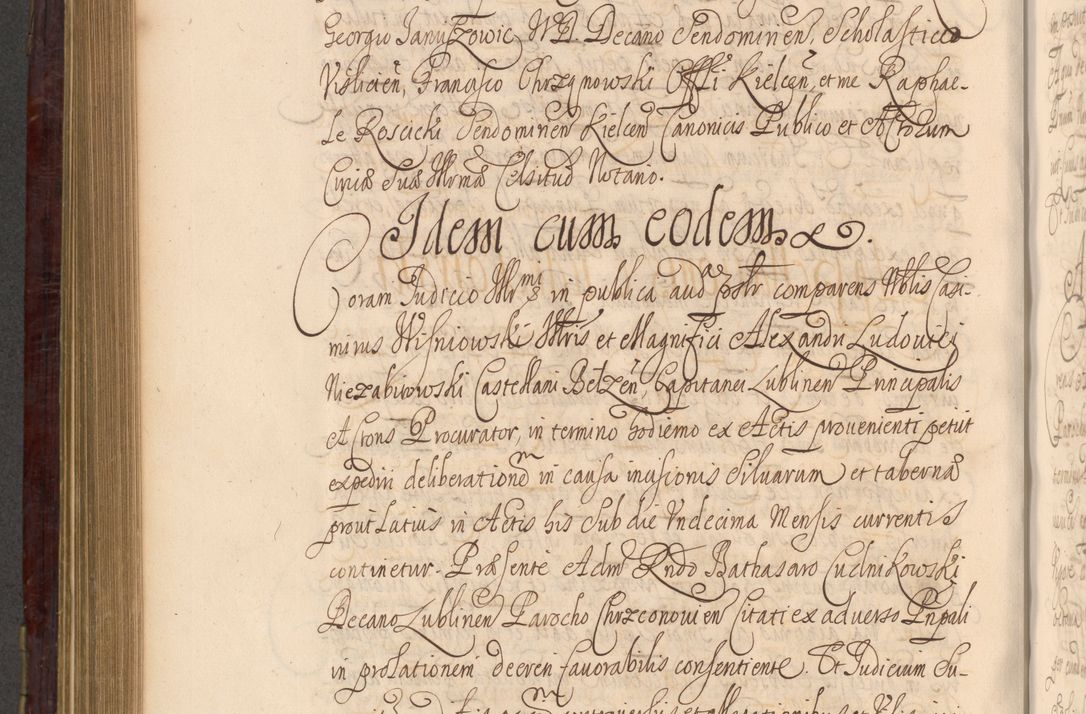 Zdjęcie nr 743 dla obiektu archiwalnego: Acta actorum episcopalium R. D. Andreae Trzebicki ab anno 1670 ad annum 1675 mensem Martinum acticatorum Volumen V