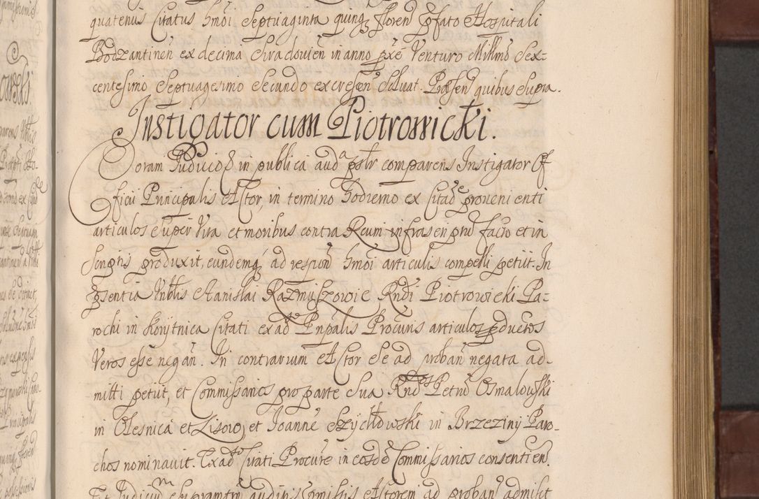 Zdjęcie nr 724 dla obiektu archiwalnego: Acta actorum episcopalium R. D. Andreae Trzebicki ab anno 1670 ad annum 1675 mensem Martinum acticatorum Volumen V