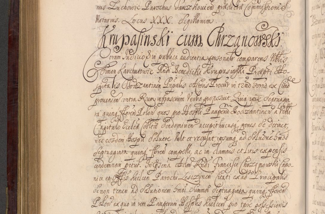 Zdjęcie nr 723 dla obiektu archiwalnego: Acta actorum episcopalium R. D. Andreae Trzebicki ab anno 1670 ad annum 1675 mensem Martinum acticatorum Volumen V