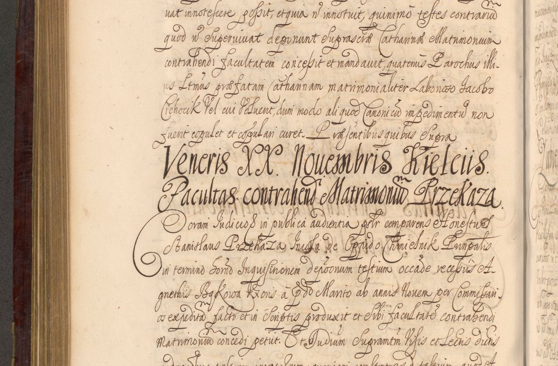 Zdjęcie nr 715 dla obiektu archiwalnego: Acta actorum episcopalium R. D. Andreae Trzebicki ab anno 1670 ad annum 1675 mensem Martinum acticatorum Volumen V