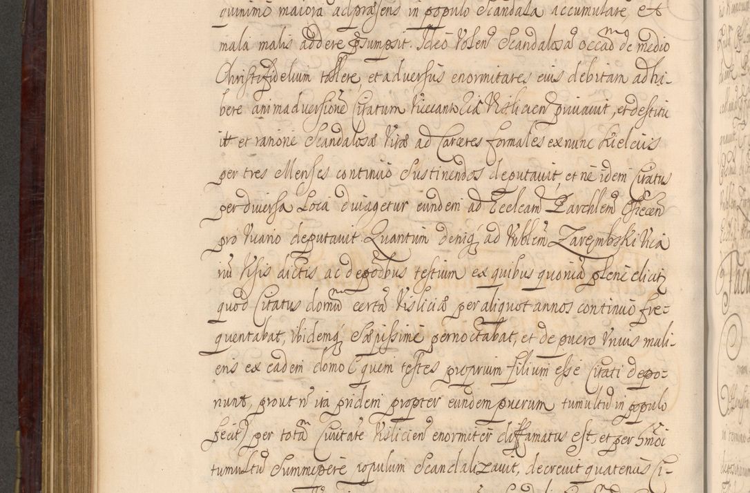 Zdjęcie nr 713 dla obiektu archiwalnego: Acta actorum episcopalium R. D. Andreae Trzebicki ab anno 1670 ad annum 1675 mensem Martinum acticatorum Volumen V