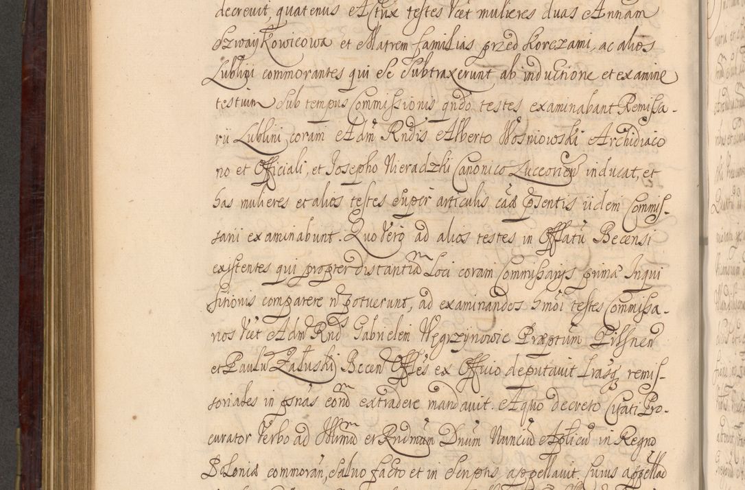 Zdjęcie nr 711 dla obiektu archiwalnego: Acta actorum episcopalium R. D. Andreae Trzebicki ab anno 1670 ad annum 1675 mensem Martinum acticatorum Volumen V