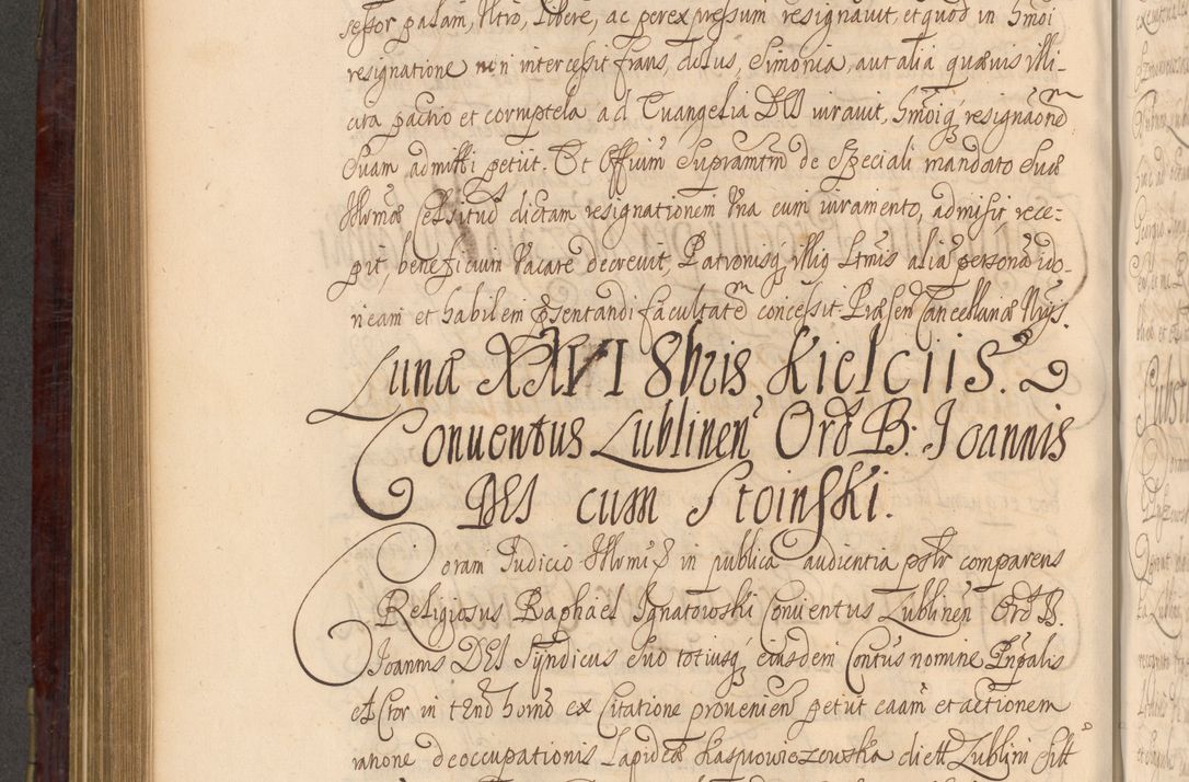 Zdjęcie nr 691 dla obiektu archiwalnego: Acta actorum episcopalium R. D. Andreae Trzebicki ab anno 1670 ad annum 1675 mensem Martinum acticatorum Volumen V