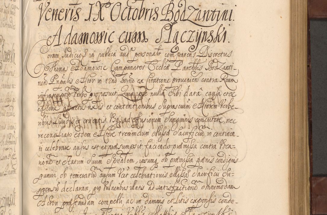 Zdjęcie nr 686 dla obiektu archiwalnego: Acta actorum episcopalium R. D. Andreae Trzebicki ab anno 1670 ad annum 1675 mensem Martinum acticatorum Volumen V