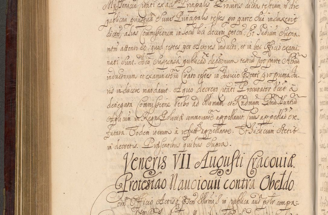 Zdjęcie nr 617 dla obiektu archiwalnego: Acta actorum episcopalium R. D. Andreae Trzebicki ab anno 1670 ad annum 1675 mensem Martinum acticatorum Volumen V