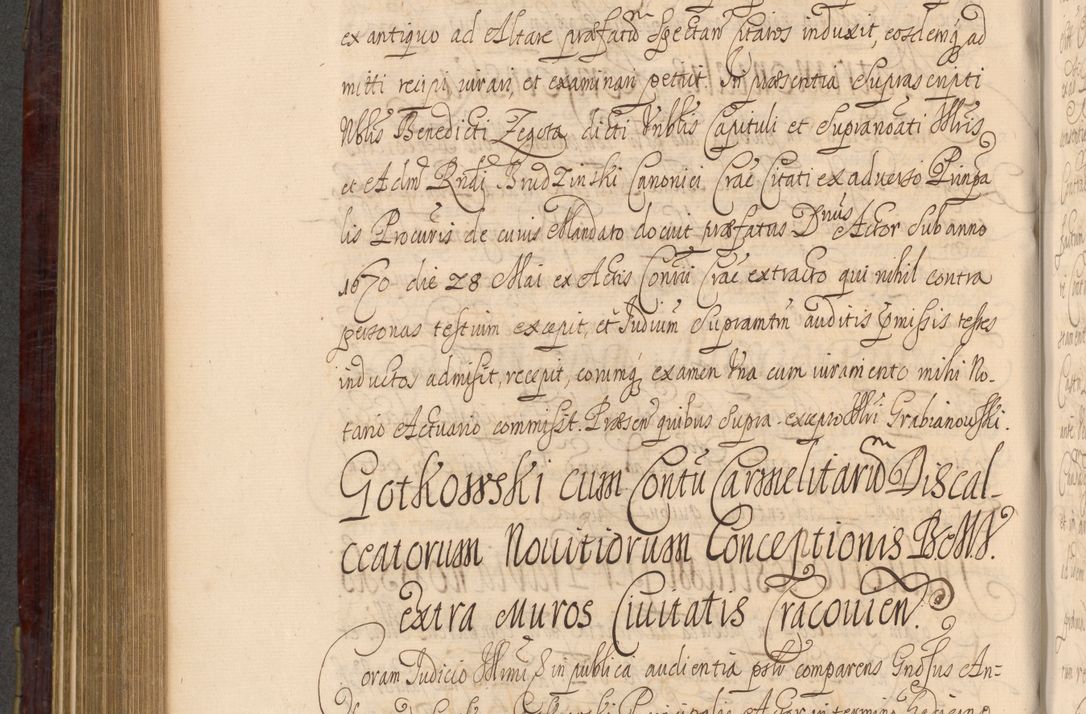 Zdjęcie nr 605 dla obiektu archiwalnego: Acta actorum episcopalium R. D. Andreae Trzebicki ab anno 1670 ad annum 1675 mensem Martinum acticatorum Volumen V