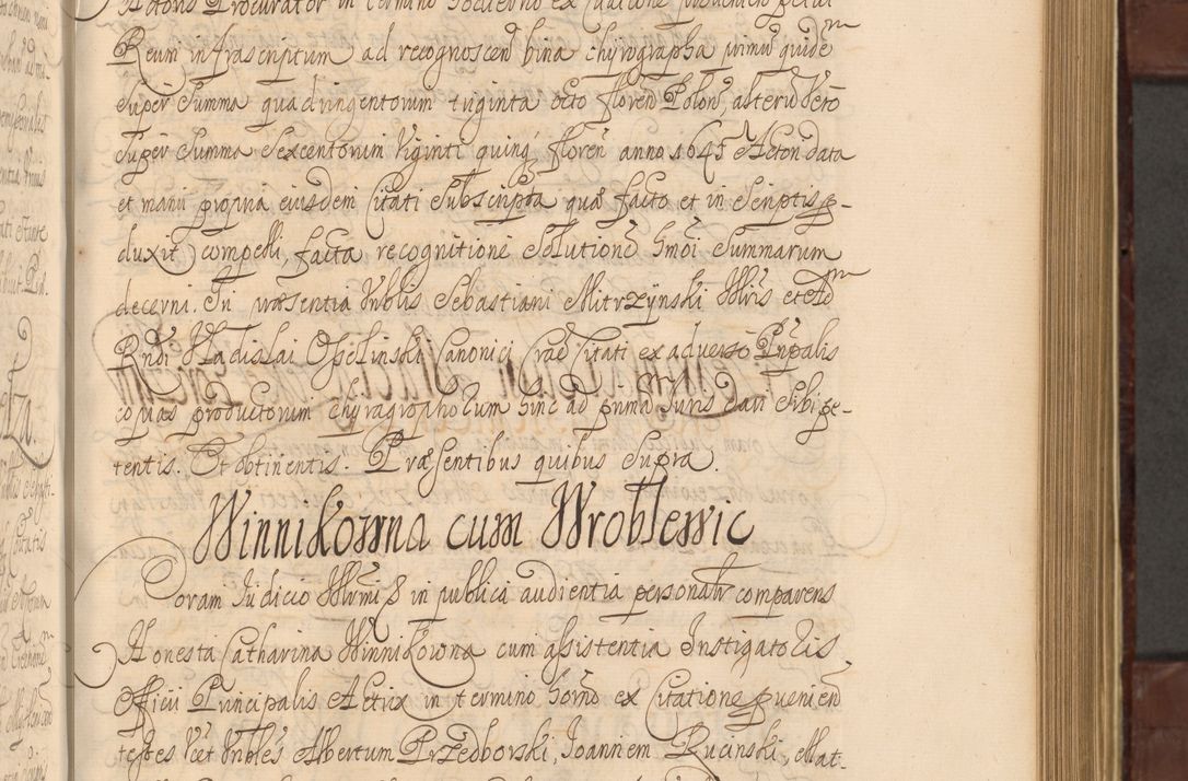 Zdjęcie nr 592 dla obiektu archiwalnego: Acta actorum episcopalium R. D. Andreae Trzebicki ab anno 1670 ad annum 1675 mensem Martinum acticatorum Volumen V