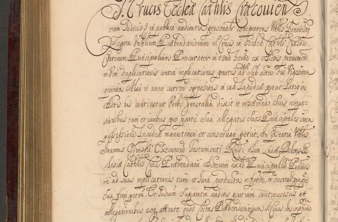Zdjęcie nr 587 dla obiektu archiwalnego: Acta actorum episcopalium R. D. Andreae Trzebicki ab anno 1670 ad annum 1675 mensem Martinum acticatorum Volumen V