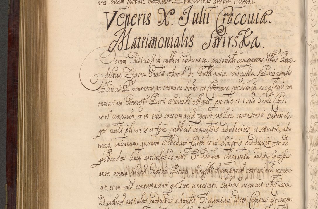 Zdjęcie nr 583 dla obiektu archiwalnego: Acta actorum episcopalium R. D. Andreae Trzebicki ab anno 1670 ad annum 1675 mensem Martinum acticatorum Volumen V