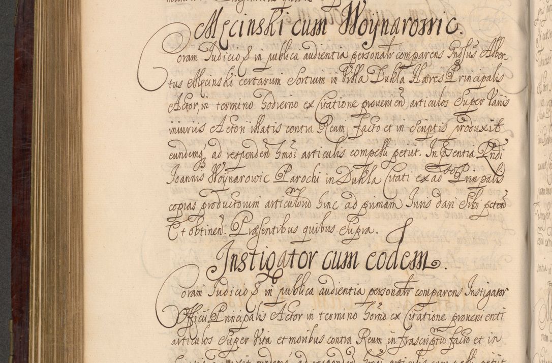 Zdjęcie nr 581 dla obiektu archiwalnego: Acta actorum episcopalium R. D. Andreae Trzebicki ab anno 1670 ad annum 1675 mensem Martinum acticatorum Volumen V