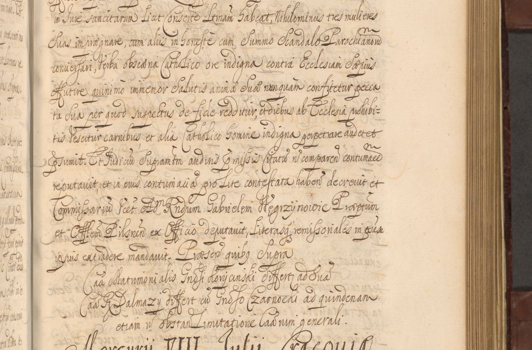 Zdjęcie nr 570 dla obiektu archiwalnego: Acta actorum episcopalium R. D. Andreae Trzebicki ab anno 1670 ad annum 1675 mensem Martinum acticatorum Volumen V