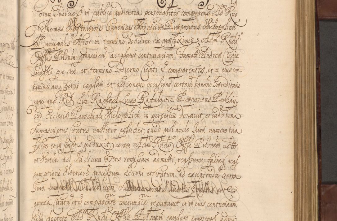 Zdjęcie nr 554 dla obiektu archiwalnego: Acta actorum episcopalium R. D. Andreae Trzebicki ab anno 1670 ad annum 1675 mensem Martinum acticatorum Volumen V
