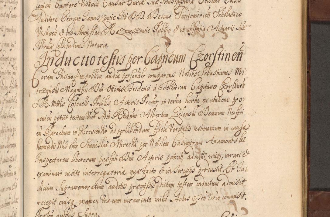 Zdjęcie nr 948 dla obiektu archiwalnego: Acta actorum episcopalium R. D. Andreae Trzebicki ab anno 1670 ad annum 1675 mensem Martinum acticatorum Volumen V