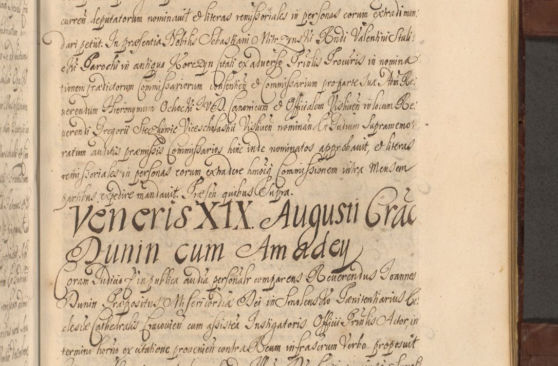 Zdjęcie nr 946 dla obiektu archiwalnego: Acta actorum episcopalium R. D. Andreae Trzebicki ab anno 1670 ad annum 1675 mensem Martinum acticatorum Volumen V