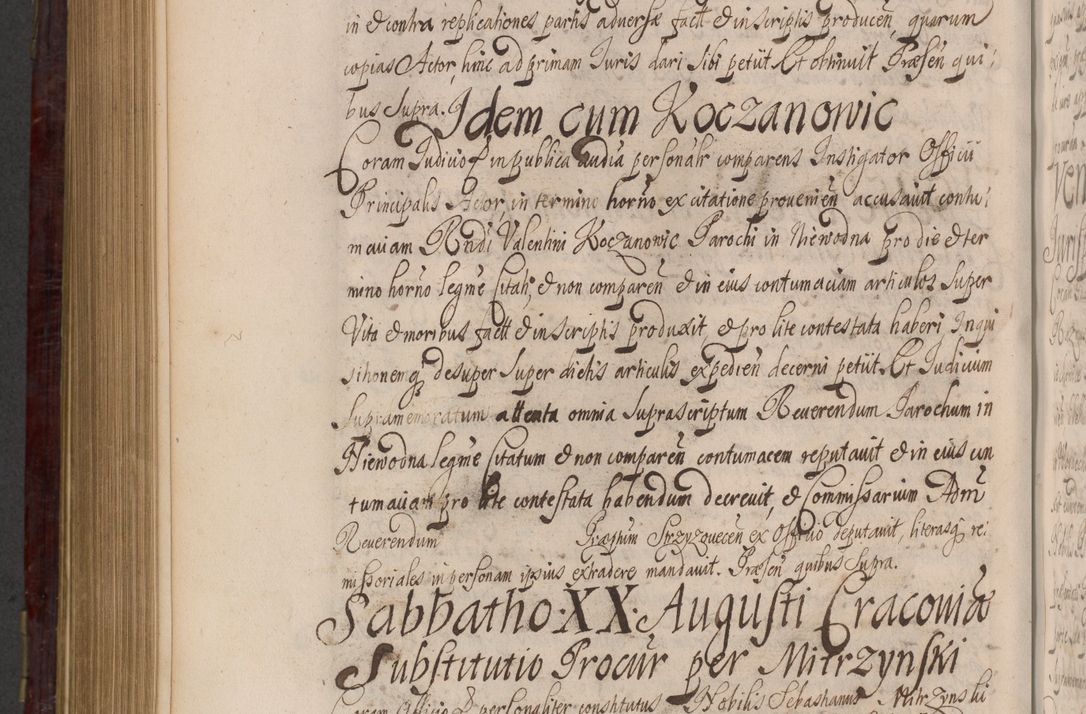 Zdjęcie nr 949 dla obiektu archiwalnego: Acta actorum episcopalium R. D. Andreae Trzebicki ab anno 1670 ad annum 1675 mensem Martinum acticatorum Volumen V