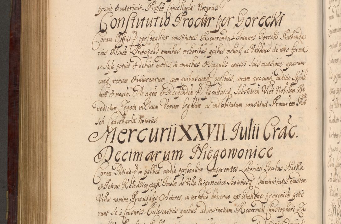 Zdjęcie nr 939 dla obiektu archiwalnego: Acta actorum episcopalium R. D. Andreae Trzebicki ab anno 1670 ad annum 1675 mensem Martinum acticatorum Volumen V