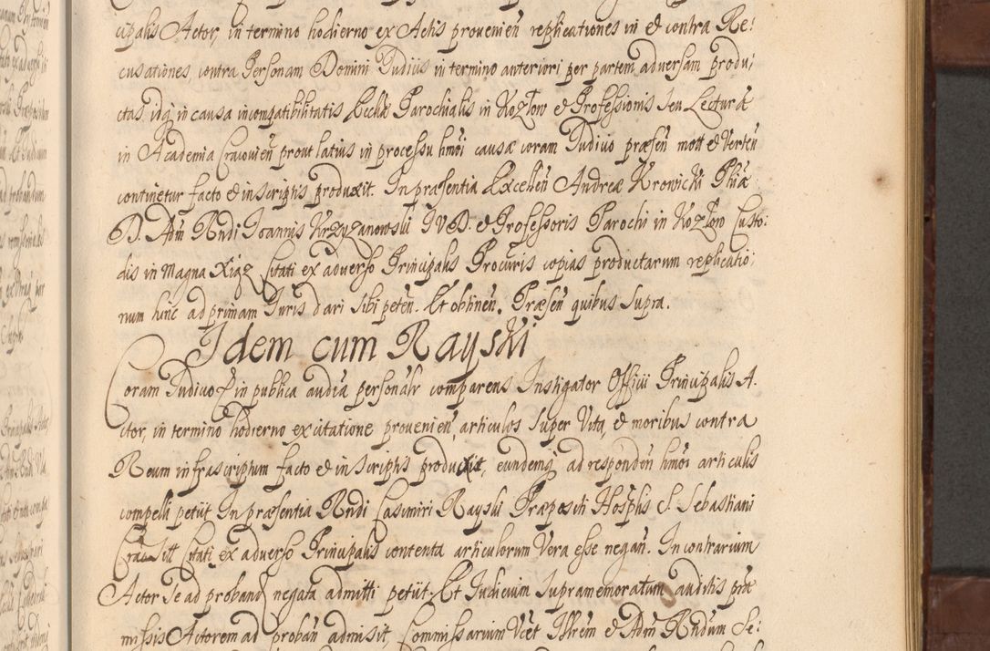Zdjęcie nr 936 dla obiektu archiwalnego: Acta actorum episcopalium R. D. Andreae Trzebicki ab anno 1670 ad annum 1675 mensem Martinum acticatorum Volumen V