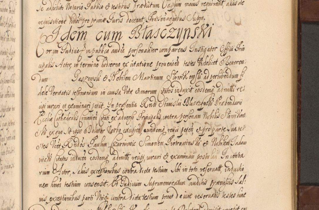 Zdjęcie nr 938 dla obiektu archiwalnego: Acta actorum episcopalium R. D. Andreae Trzebicki ab anno 1670 ad annum 1675 mensem Martinum acticatorum Volumen V