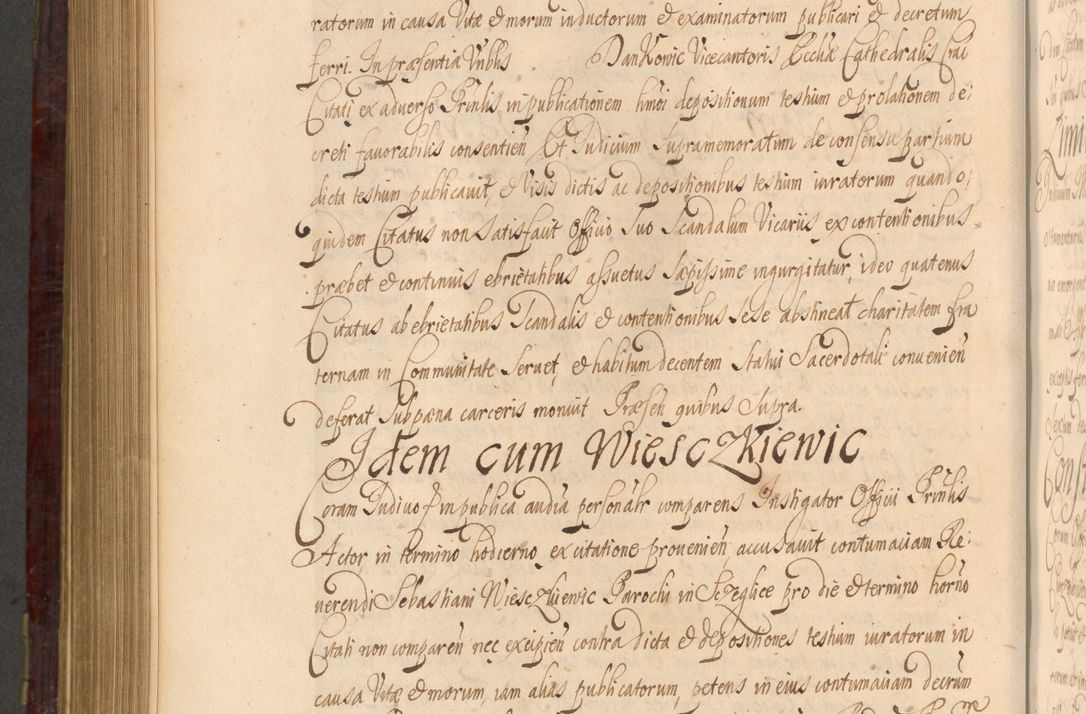 Zdjęcie nr 925 dla obiektu archiwalnego: Acta actorum episcopalium R. D. Andreae Trzebicki ab anno 1670 ad annum 1675 mensem Martinum acticatorum Volumen V