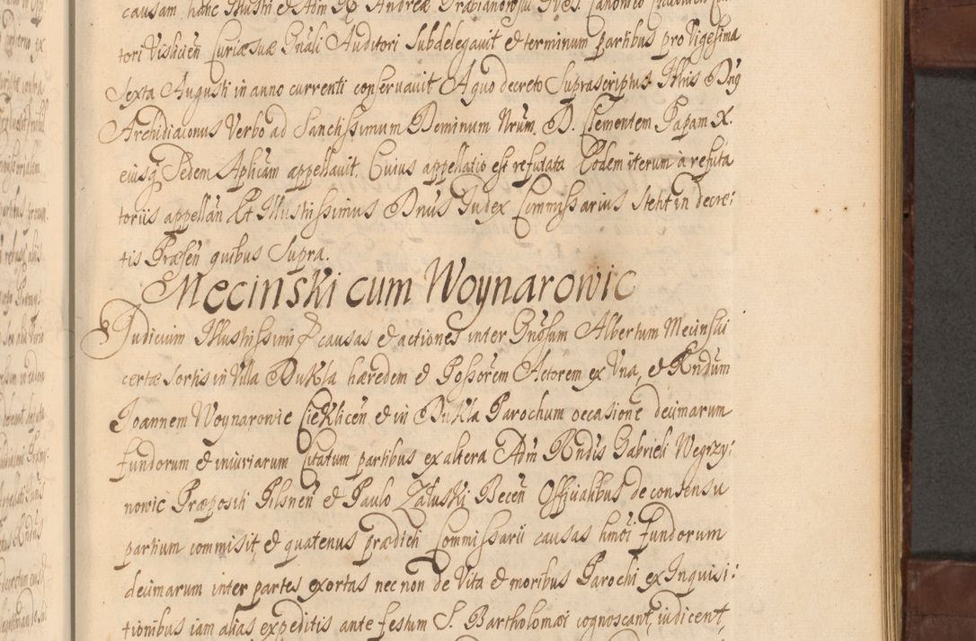 Zdjęcie nr 920 dla obiektu archiwalnego: Acta actorum episcopalium R. D. Andreae Trzebicki ab anno 1670 ad annum 1675 mensem Martinum acticatorum Volumen V