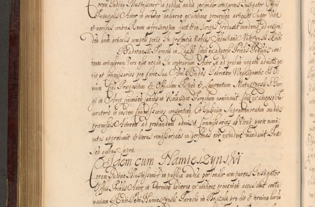 Zdjęcie nr 907 dla obiektu archiwalnego: Acta actorum episcopalium R. D. Andreae Trzebicki ab anno 1670 ad annum 1675 mensem Martinum acticatorum Volumen V