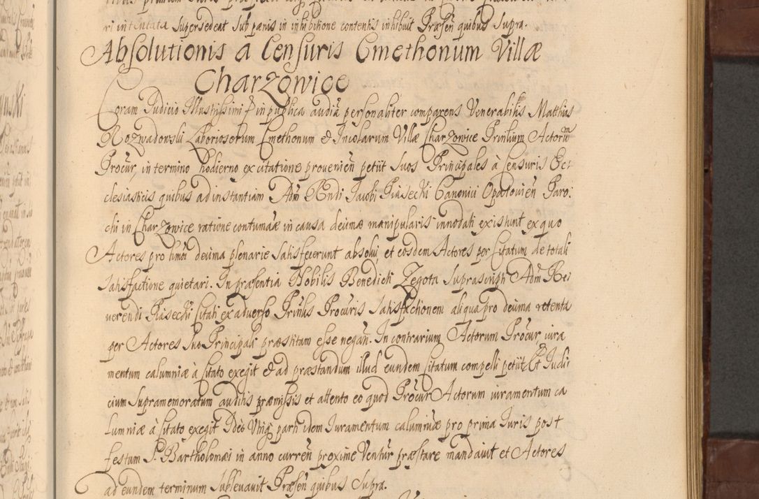 Zdjęcie nr 904 dla obiektu archiwalnego: Acta actorum episcopalium R. D. Andreae Trzebicki ab anno 1670 ad annum 1675 mensem Martinum acticatorum Volumen V