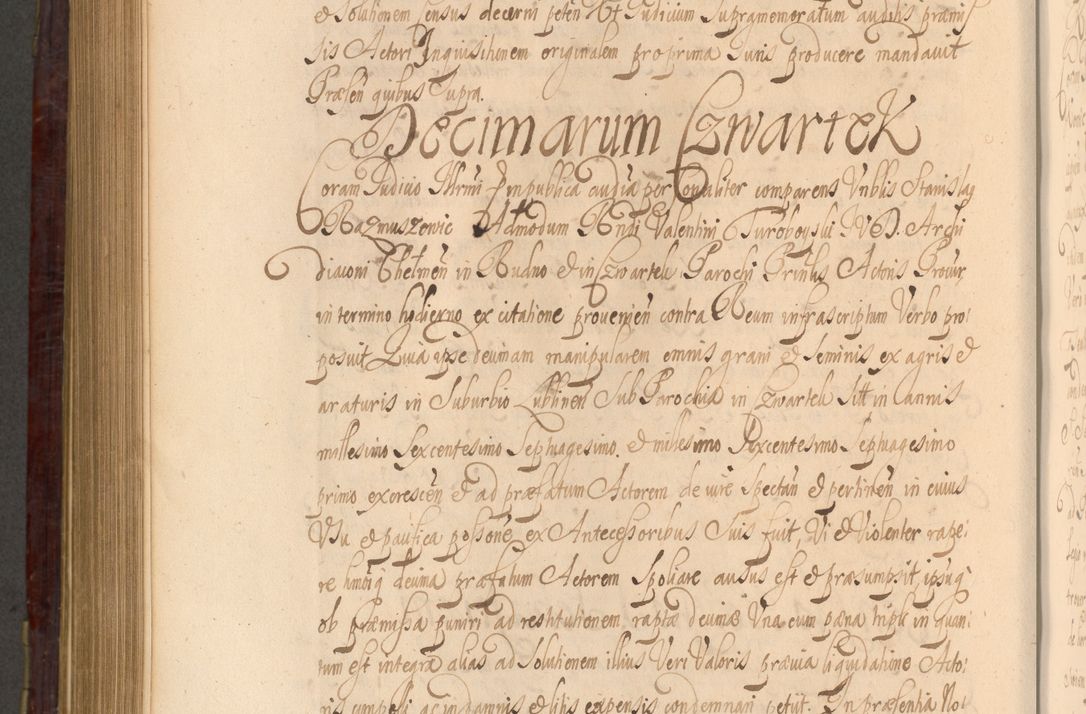 Zdjęcie nr 901 dla obiektu archiwalnego: Acta actorum episcopalium R. D. Andreae Trzebicki ab anno 1670 ad annum 1675 mensem Martinum acticatorum Volumen V