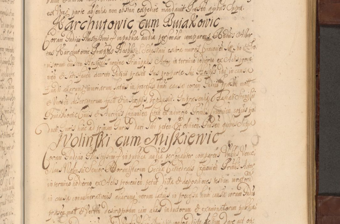Zdjęcie nr 896 dla obiektu archiwalnego: Acta actorum episcopalium R. D. Andreae Trzebicki ab anno 1670 ad annum 1675 mensem Martinum acticatorum Volumen V