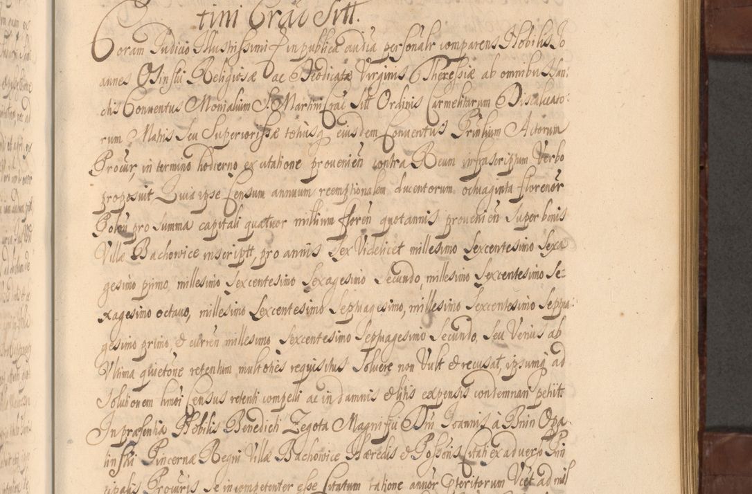 Zdjęcie nr 892 dla obiektu archiwalnego: Acta actorum episcopalium R. D. Andreae Trzebicki ab anno 1670 ad annum 1675 mensem Martinum acticatorum Volumen V