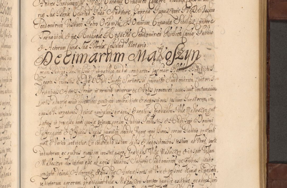 Zdjęcie nr 890 dla obiektu archiwalnego: Acta actorum episcopalium R. D. Andreae Trzebicki ab anno 1670 ad annum 1675 mensem Martinum acticatorum Volumen V