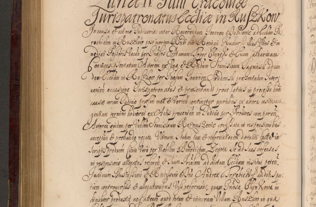 Zdjęcie nr 889 dla obiektu archiwalnego: Acta actorum episcopalium R. D. Andreae Trzebicki ab anno 1670 ad annum 1675 mensem Martinum acticatorum Volumen V