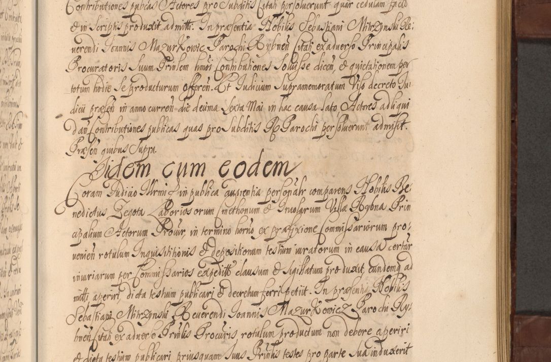 Zdjęcie nr 886 dla obiektu archiwalnego: Acta actorum episcopalium R. D. Andreae Trzebicki ab anno 1670 ad annum 1675 mensem Martinum acticatorum Volumen V