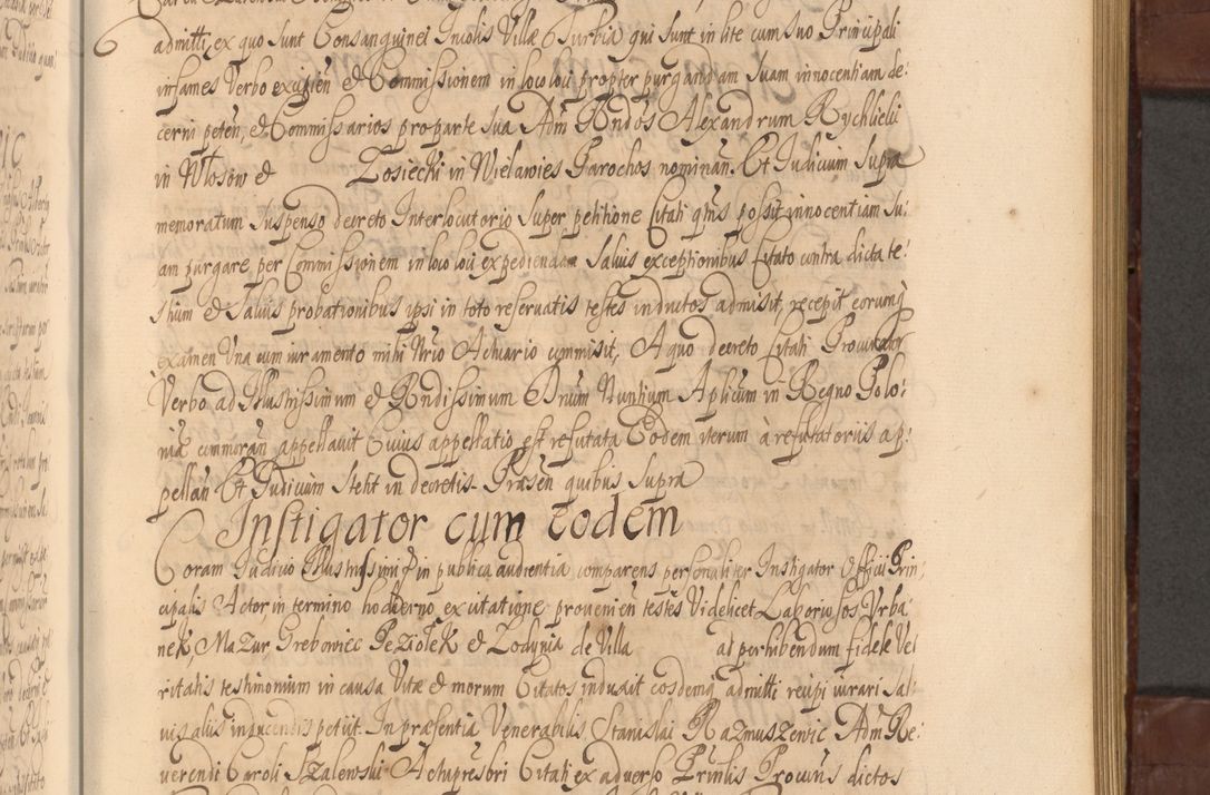 Zdjęcie nr 872 dla obiektu archiwalnego: Acta actorum episcopalium R. D. Andreae Trzebicki ab anno 1670 ad annum 1675 mensem Martinum acticatorum Volumen V