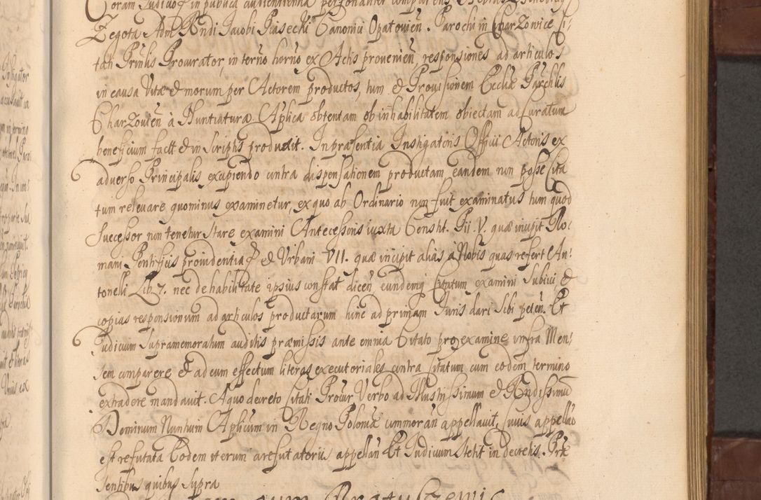 Zdjęcie nr 874 dla obiektu archiwalnego: Acta actorum episcopalium R. D. Andreae Trzebicki ab anno 1670 ad annum 1675 mensem Martinum acticatorum Volumen V