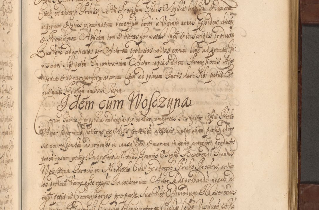 Zdjęcie nr 860 dla obiektu archiwalnego: Acta actorum episcopalium R. D. Andreae Trzebicki ab anno 1670 ad annum 1675 mensem Martinum acticatorum Volumen V