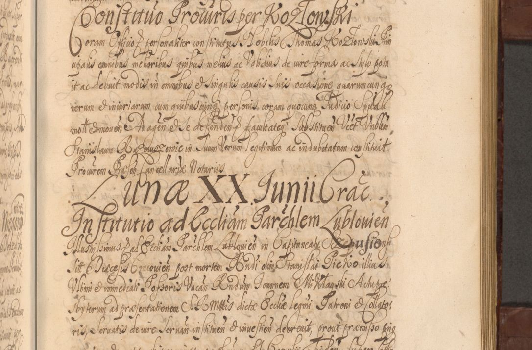 Zdjęcie nr 862 dla obiektu archiwalnego: Acta actorum episcopalium R. D. Andreae Trzebicki ab anno 1670 ad annum 1675 mensem Martinum acticatorum Volumen V