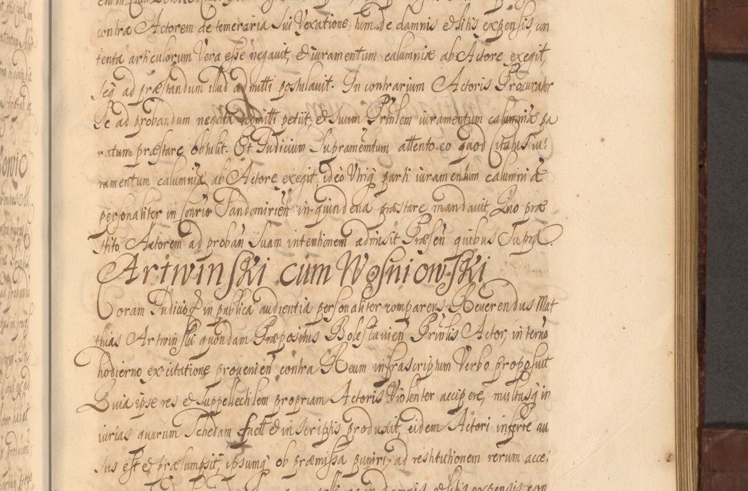 Zdjęcie nr 858 dla obiektu archiwalnego: Acta actorum episcopalium R. D. Andreae Trzebicki ab anno 1670 ad annum 1675 mensem Martinum acticatorum Volumen V