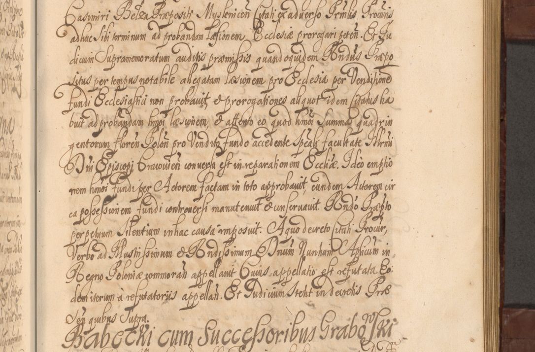 Zdjęcie nr 856 dla obiektu archiwalnego: Acta actorum episcopalium R. D. Andreae Trzebicki ab anno 1670 ad annum 1675 mensem Martinum acticatorum Volumen V