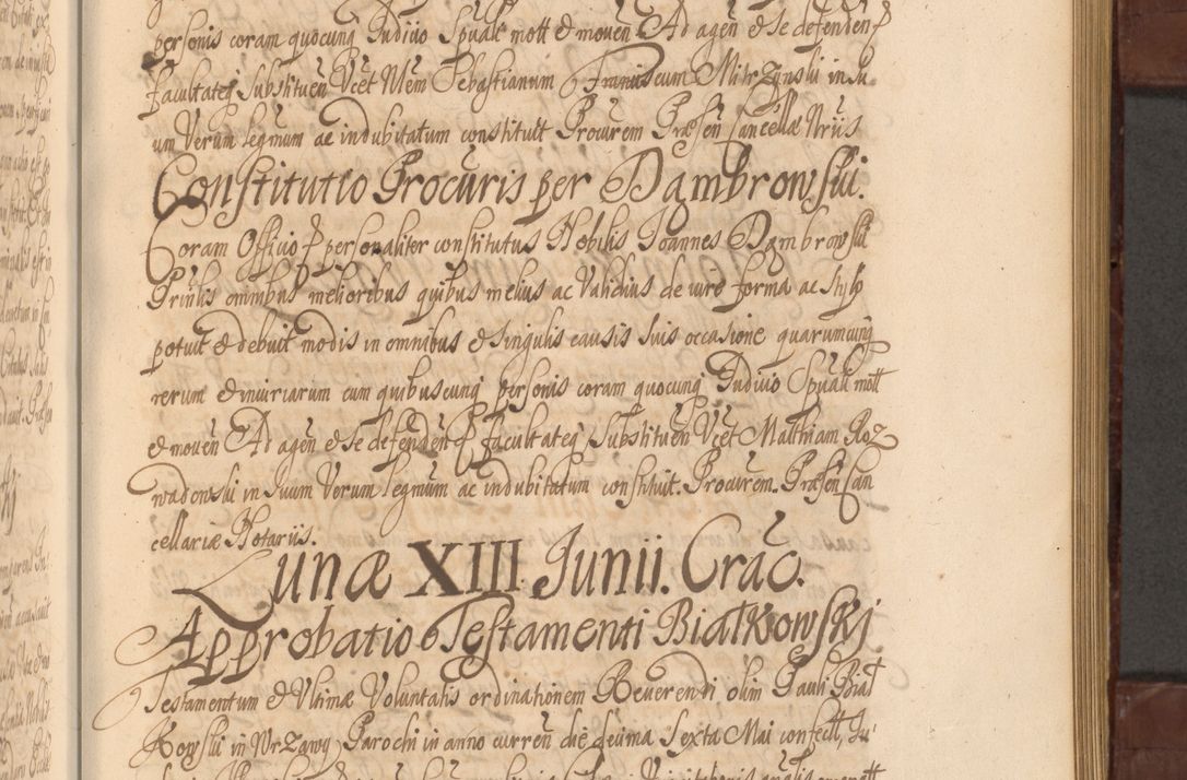 Zdjęcie nr 854 dla obiektu archiwalnego: Acta actorum episcopalium R. D. Andreae Trzebicki ab anno 1670 ad annum 1675 mensem Martinum acticatorum Volumen V