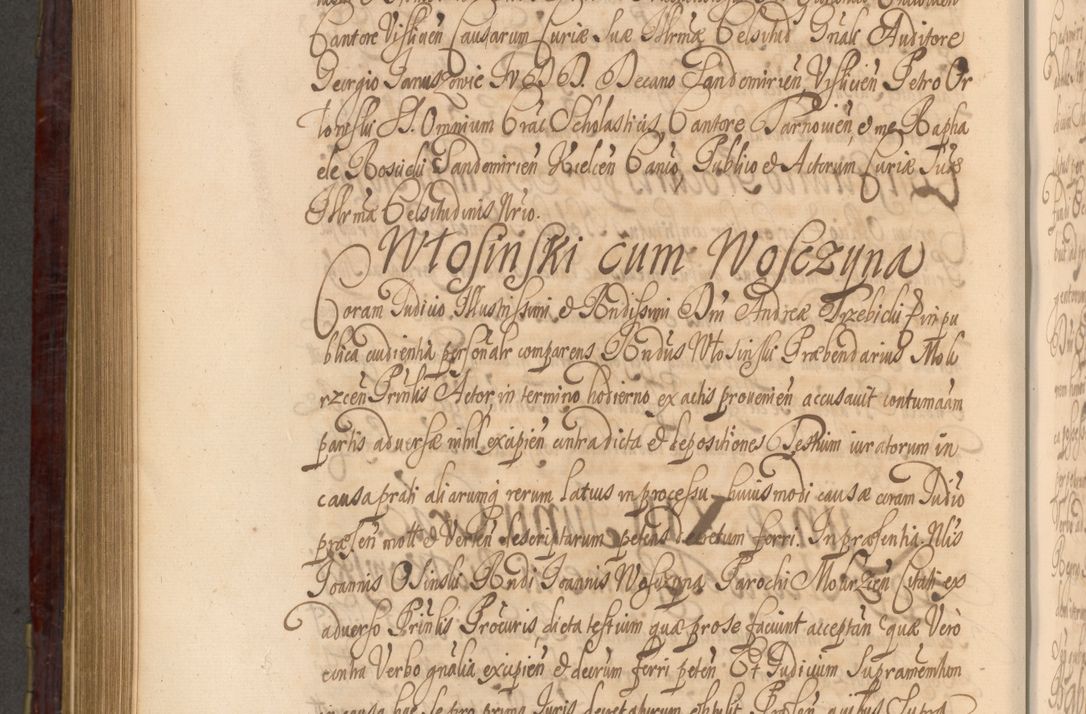 Zdjęcie nr 855 dla obiektu archiwalnego: Acta actorum episcopalium R. D. Andreae Trzebicki ab anno 1670 ad annum 1675 mensem Martinum acticatorum Volumen V
