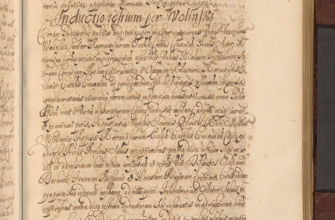 Zdjęcie nr 850 dla obiektu archiwalnego: Acta actorum episcopalium R. D. Andreae Trzebicki ab anno 1670 ad annum 1675 mensem Martinum acticatorum Volumen V