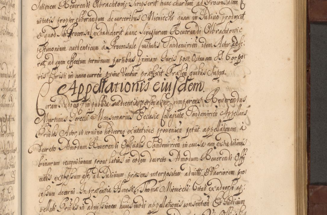 Zdjęcie nr 838 dla obiektu archiwalnego: Acta actorum episcopalium R. D. Andreae Trzebicki ab anno 1670 ad annum 1675 mensem Martinum acticatorum Volumen V