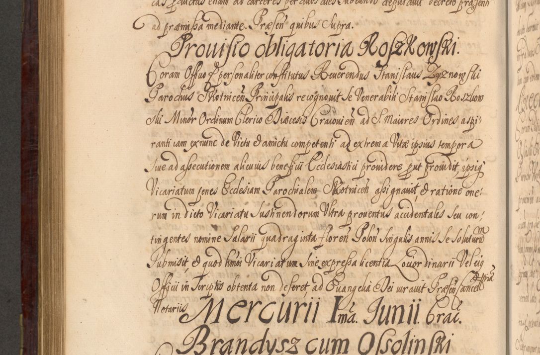 Zdjęcie nr 831 dla obiektu archiwalnego: Acta actorum episcopalium R. D. Andreae Trzebicki ab anno 1670 ad annum 1675 mensem Martinum acticatorum Volumen V