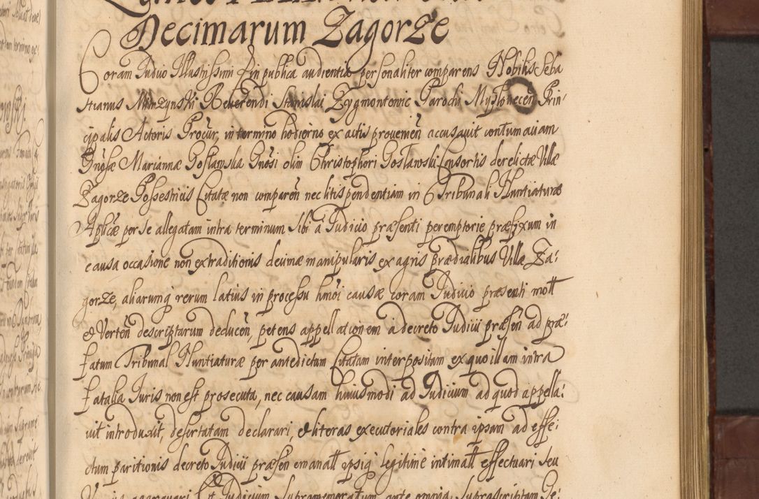 Zdjęcie nr 824 dla obiektu archiwalnego: Acta actorum episcopalium R. D. Andreae Trzebicki ab anno 1670 ad annum 1675 mensem Martinum acticatorum Volumen V